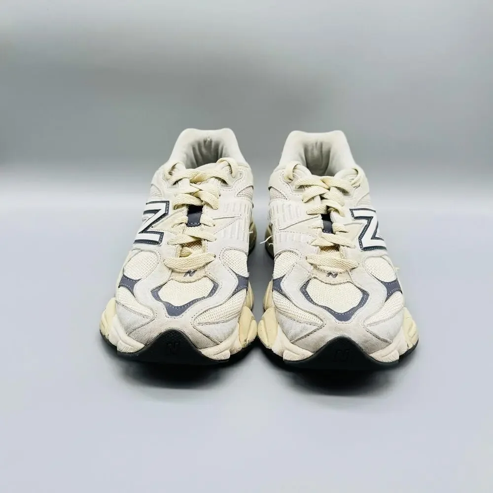 New Balance Shoes Mens 8 Beige Gray Moonrock Linen 9060 Chunky Running Sneakers